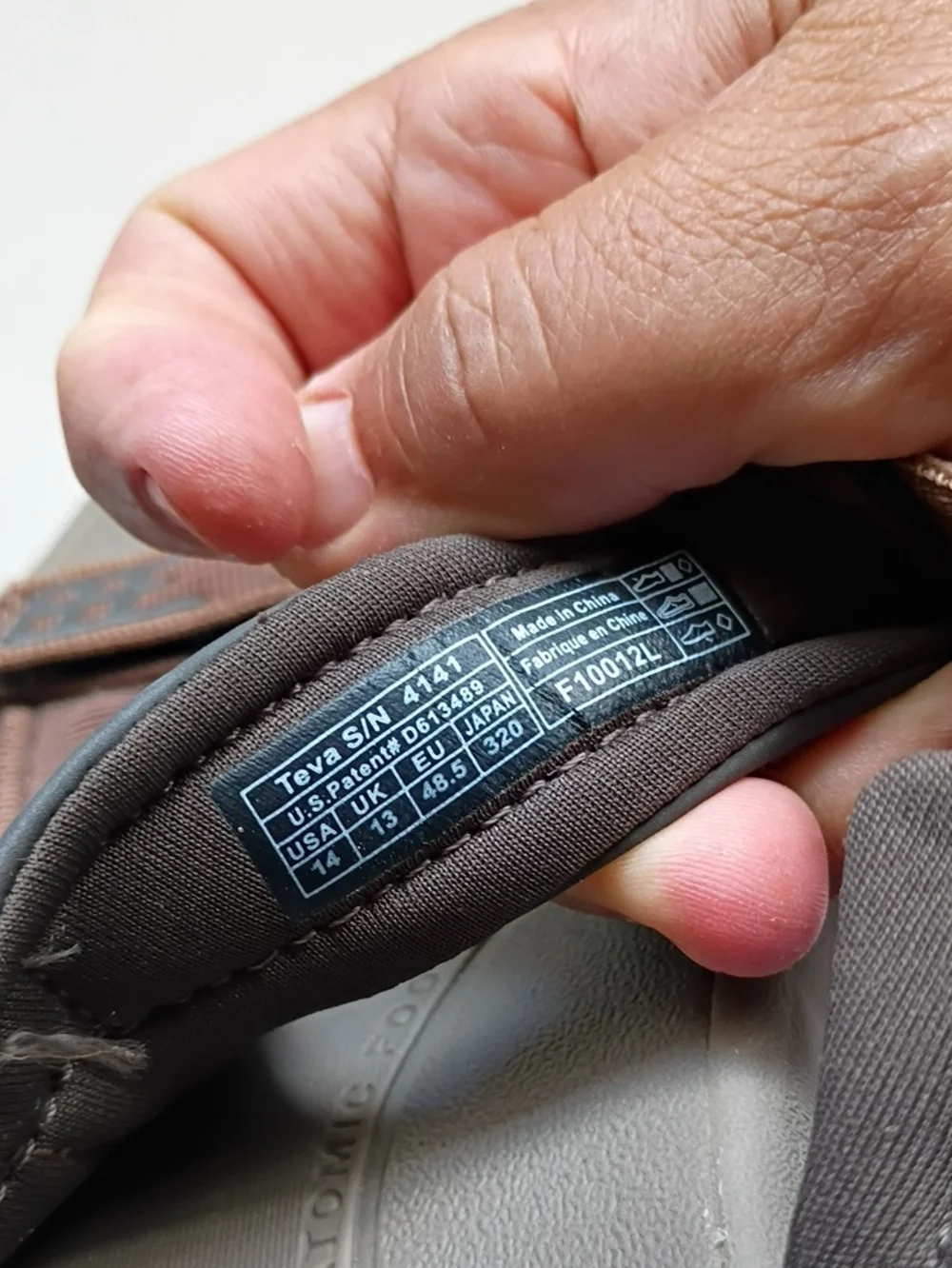 Teva Men's Brown and Gray Outdoor Sport Sandals